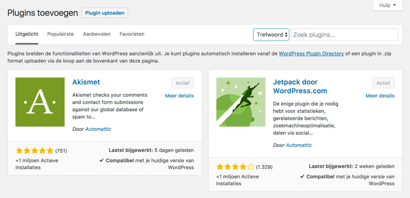 Hoe installeer je een WordPress plugin